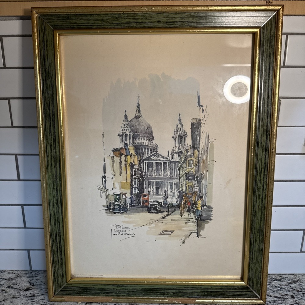 Lot Vtg St. Paul's Cath. Westminster Windsor Castle Jan Korthals Donald Art‎ Co